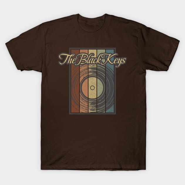 The Black Keys Vynil Silhouette T-Shirt by North Tight Rope